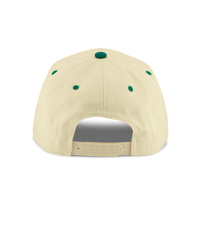 Dad Snapback - Cream & Green