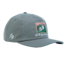 Let the Good Times Roll Casino Hat – Gray embroidered 5 panel snapback dad hat with dice design. Funny casino gift for dads from Dad Brand.