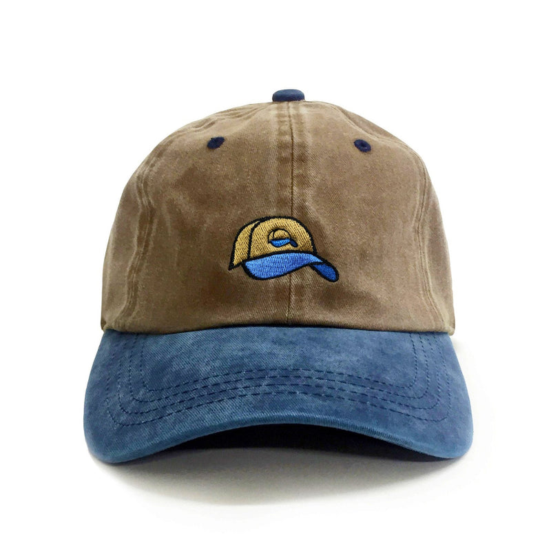 Hat Hat Hat Two-Tone Dad Hat – funny embroidered dad hat, cotton 6-panel design, comfortable and perfect gift for dads